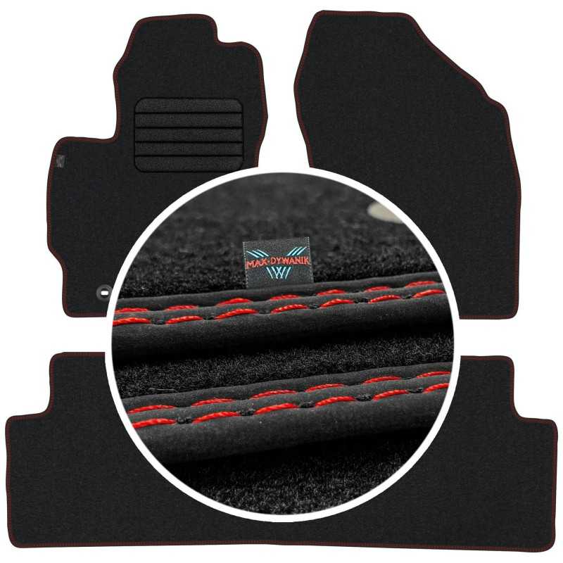 Toyota Corolla X E140 E150 2007-2013 Veliūriniai kilimėliai MAX-DYWANIK