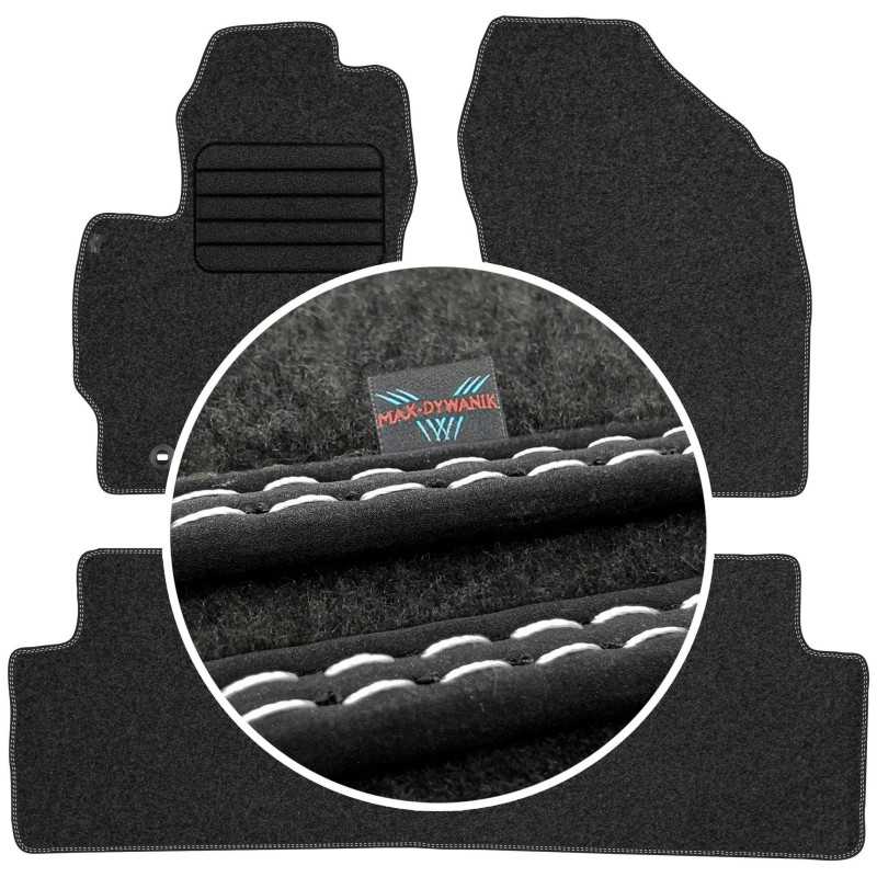 Toyota Corolla X E140 E150 2007-2013 Veliūriniai kilimėliai MAX-DYWANIK