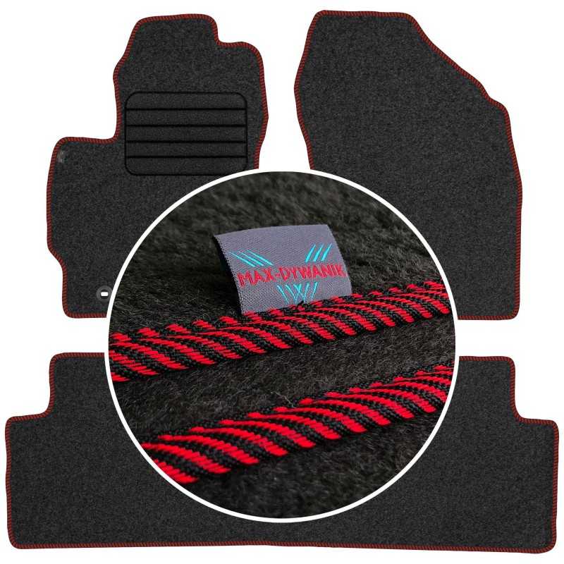Toyota Corolla X E140 E150 2007-2013 Veliūriniai kilimėliai MAX-DYWANIK