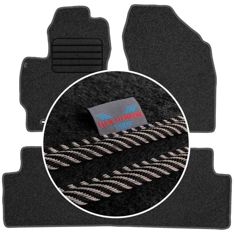 Toyota Corolla X E140 E150 2007-2013 Veliūriniai kilimėliai MAX-DYWANIK