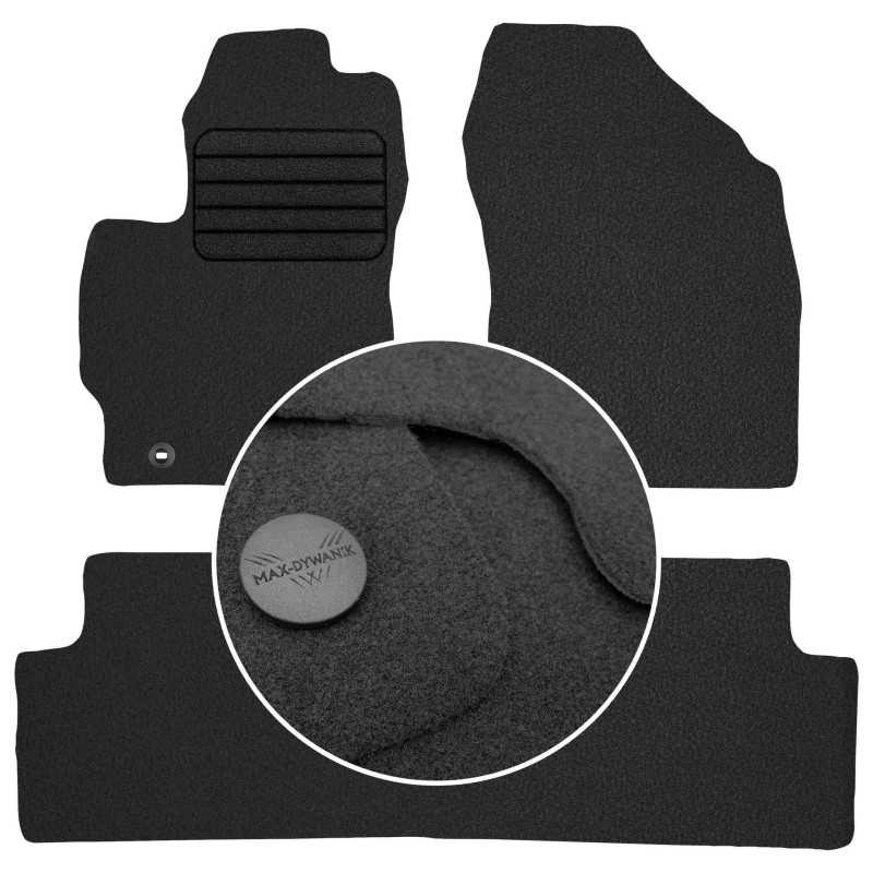 Toyota Corolla X E140 E150 2007-2013 Veliūriniai kilimėliai MAX-DYWANIK