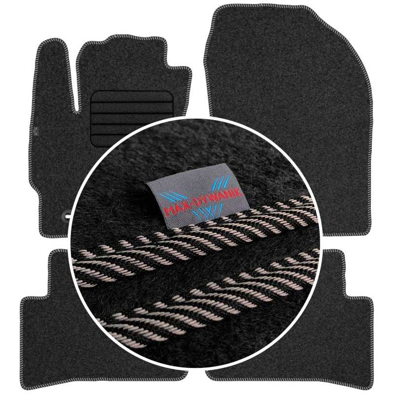 Toyota Corolla XII HB 2019- Veliūriniai kilimėliai MAX-DYWANIK