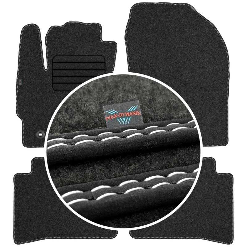 Toyota Corolla XII Kombi 2019- Veliūriniai kilimėliai MAX-DYWANIK