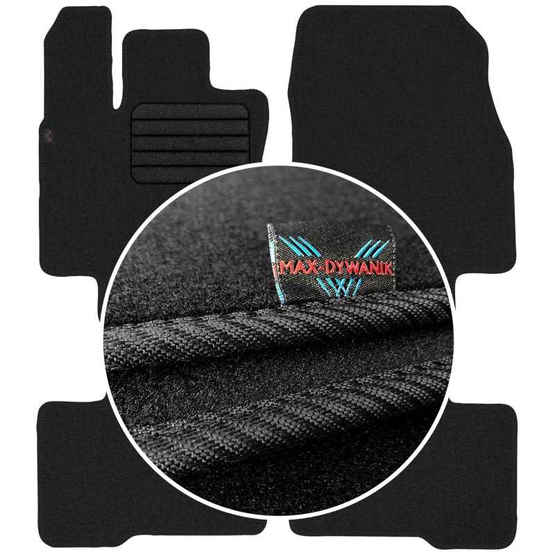 Toyota Highlander IV 2020- Veliūriniai kilimėliai MAX-DYWANIK