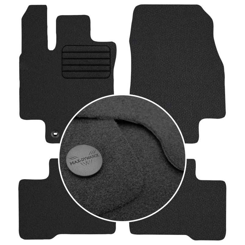 Toyota Highlander IV 2020- Veliūriniai kilimėliai MAX-DYWANIK