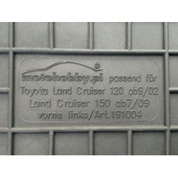 Toyota Land Cruiser 150 2009- Guminiai kilimėliai MOTOHOBBY PRIEKINIAI 191004/2