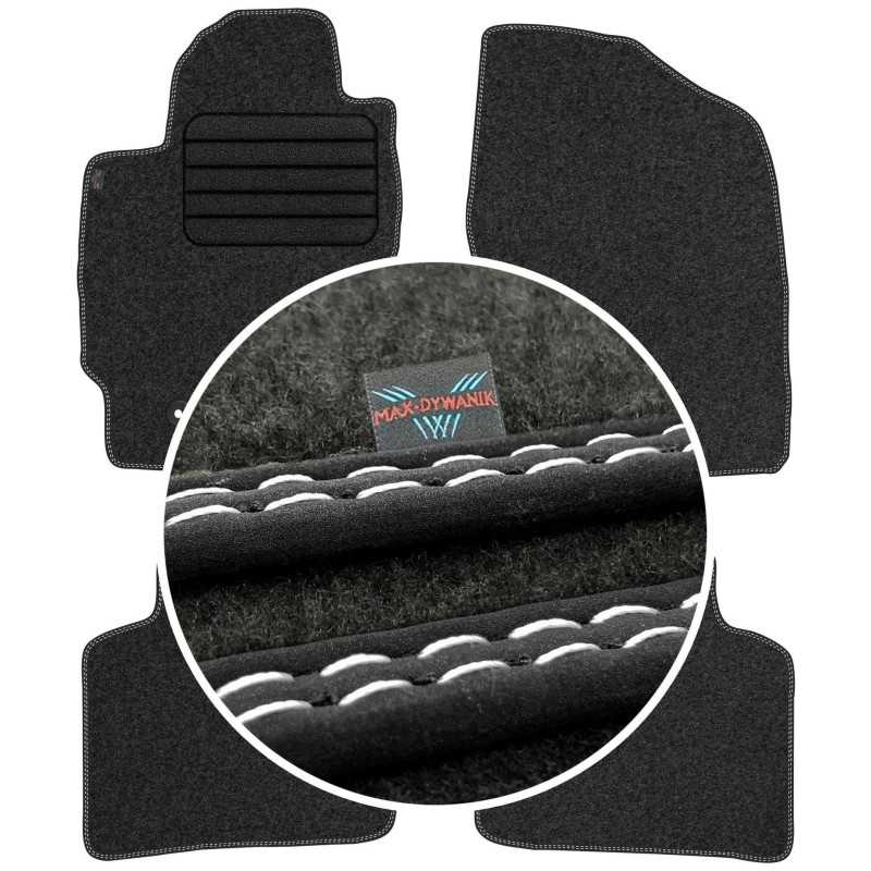 Toyota Prius II 2003-2009 Veliūriniai kilimėliai MAX-DYWANIK