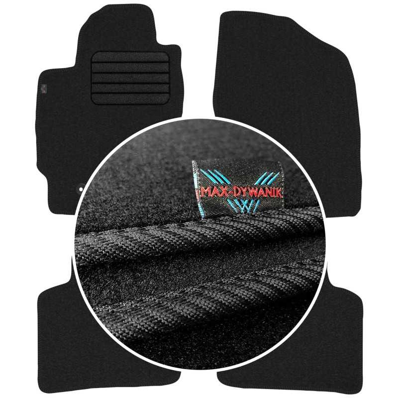 Toyota Prius II 2003-2009 Veliūriniai kilimėliai MAX-DYWANIK