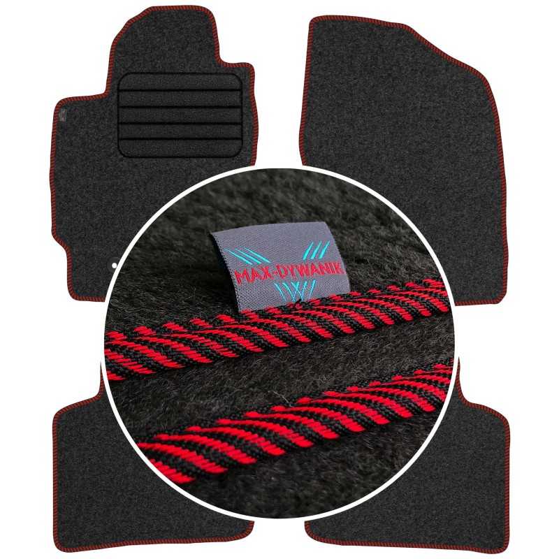 Toyota Prius II 2003-2009 Veliūriniai kilimėliai MAX-DYWANIK