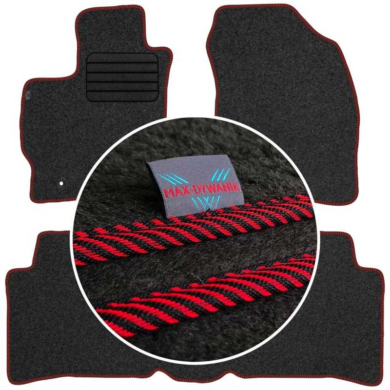 Toyota Prius III 2009-2015 Veliūriniai kilimėliai MAX-DYWANIK