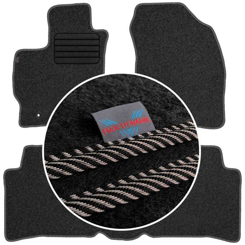 Toyota Prius III 2009-2015 Veliūriniai kilimėliai MAX-DYWANIK