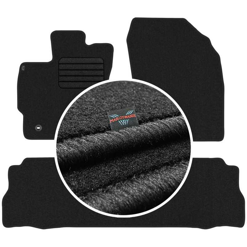 Toyota Prius Plus 5os 2012- Veliūriniai kilimėliai MAX-DYWANIK