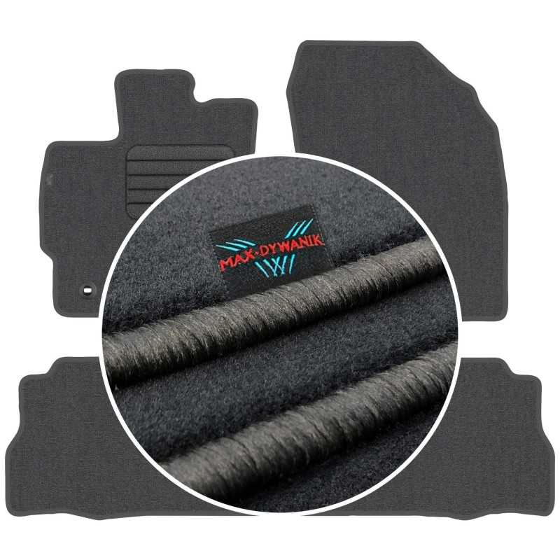 Toyota Prius Plus 5os 2012- Veliūriniai kilimėliai MAX-DYWANIK