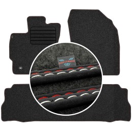 Toyota Prius Plus 5os 2012- Veliūriniai kilimėliai MAX-DYWANIK