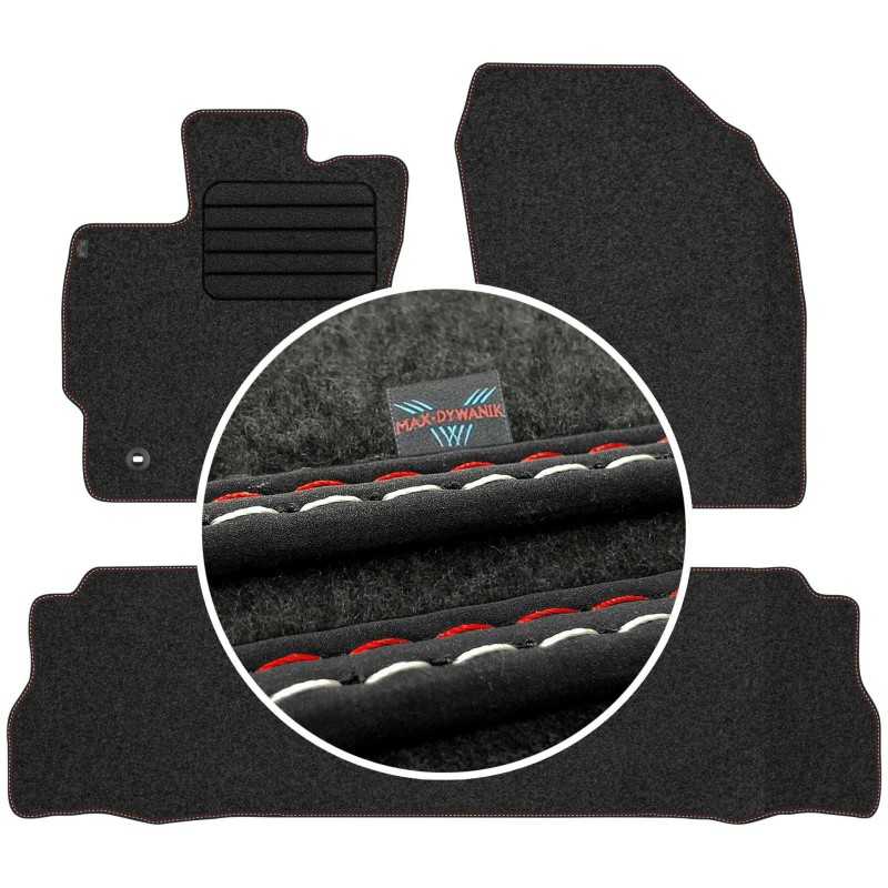 Toyota Prius Plus 5os 2012- Veliūriniai kilimėliai MAX-DYWANIK