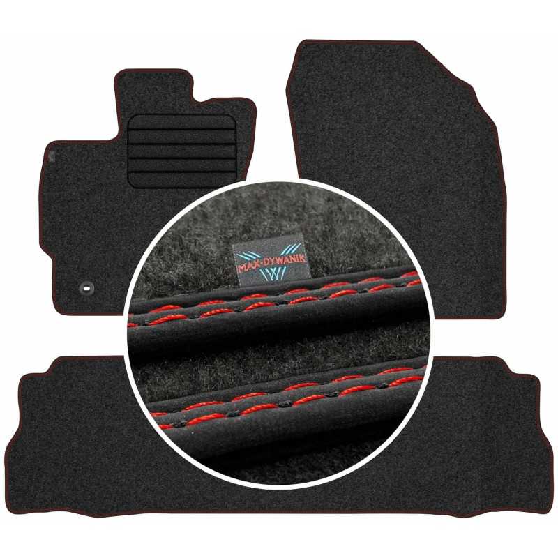 Toyota Prius Plus 5os 2012- Veliūriniai kilimėliai MAX-DYWANIK