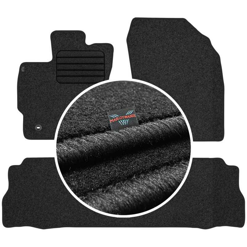 Toyota Prius Plus 5os 2012- Veliūriniai kilimėliai MAX-DYWANIK