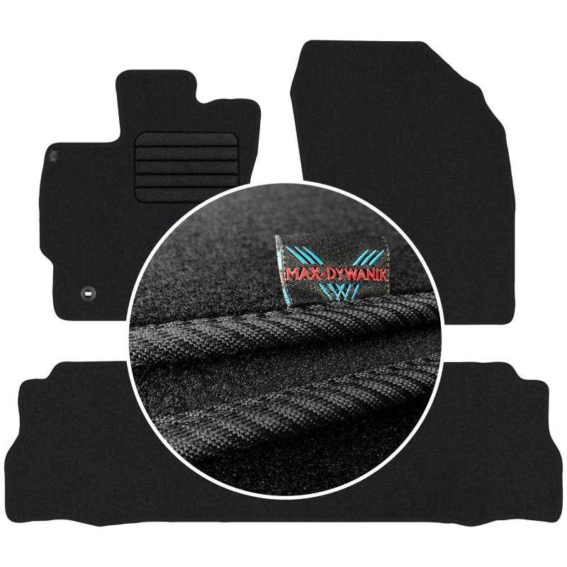 Toyota Prius Plus 5os 2012- Veliūriniai kilimėliai MAX-DYWANIK