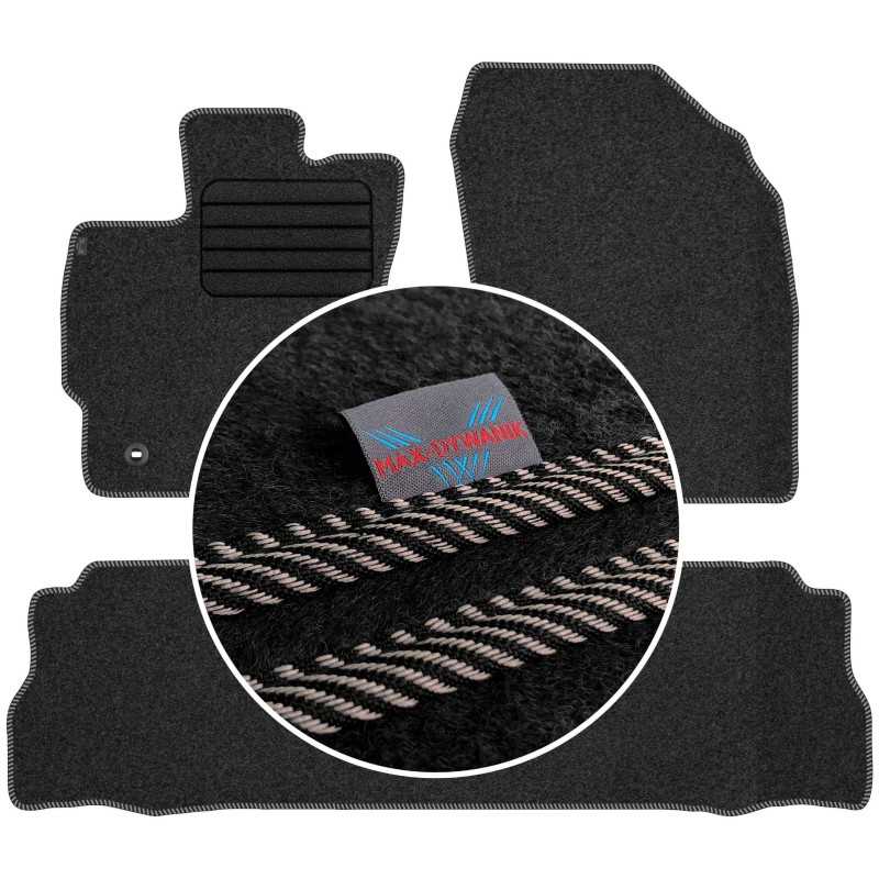 Toyota Prius Plus 5os 2012- Veliūriniai kilimėliai MAX-DYWANIK