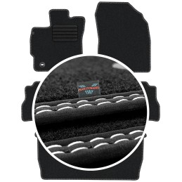 Toyota Prius Plus 7os 2012- Veliūriniai kilimėliai MAX-DYWANIK