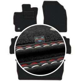 Toyota Prius Plus 7os 2012- Veliūriniai kilimėliai MAX-DYWANIK