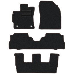 Toyota Prius Plus 7os 2012- Veliūriniai kilimėliai MAX-DYWANIK