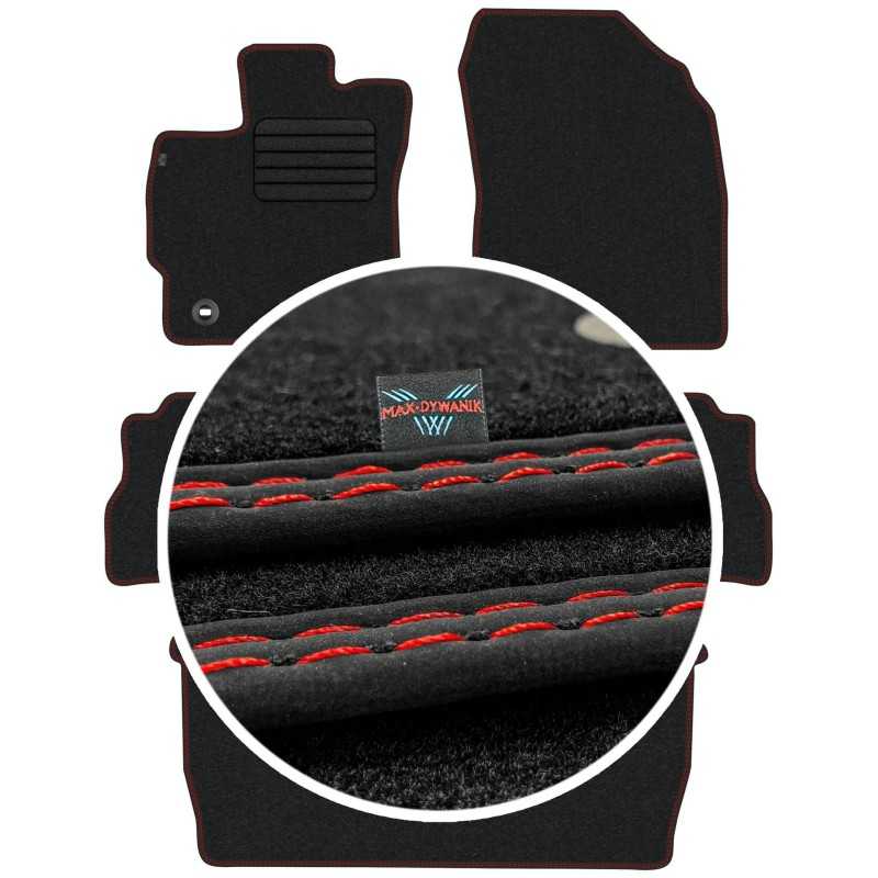 Toyota Prius Plus 7os 2012- Veliūriniai kilimėliai MAX-DYWANIK