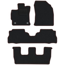 Toyota Prius Plus 7os 2012- Veliūriniai kilimėliai MAX-DYWANIK