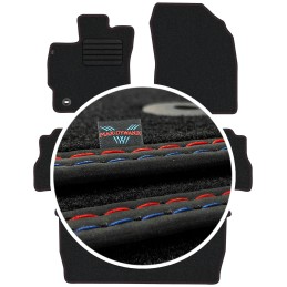 Toyota Prius Plus 7os 2012- Veliūriniai kilimėliai MAX-DYWANIK