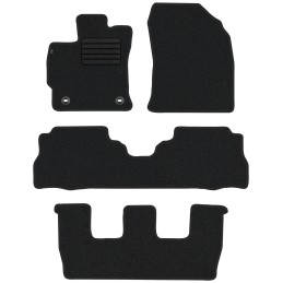 Toyota Prius Plus 7os 2012- Veliūriniai kilimėliai MAX-DYWANIK