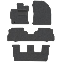 Toyota Prius Plus 7os 2012- Veliūriniai kilimėliai MAX-DYWANIK