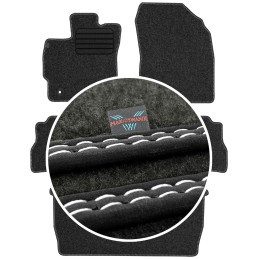 Toyota Prius Plus 7os 2012- Veliūriniai kilimėliai MAX-DYWANIK