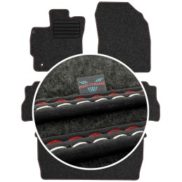 Toyota Prius Plus 7os 2012- Veliūriniai kilimėliai MAX-DYWANIK