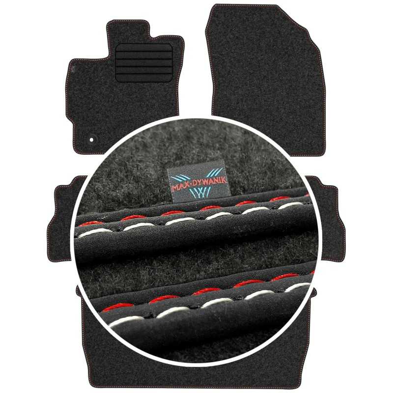 Toyota Prius Plus 7os 2012- Veliūriniai kilimėliai MAX-DYWANIK