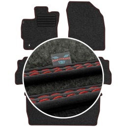 Toyota Prius Plus 7os 2012- Veliūriniai kilimėliai MAX-DYWANIK