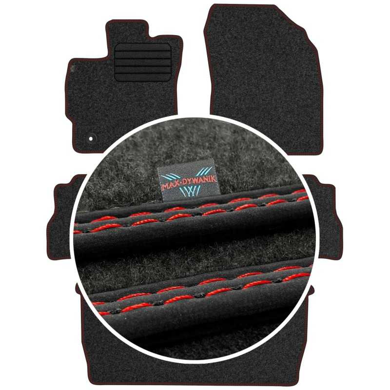 Toyota Prius Plus 7os 2012- Veliūriniai kilimėliai MAX-DYWANIK