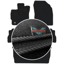 Toyota Prius Plus 7os 2012- Veliūriniai kilimėliai MAX-DYWANIK