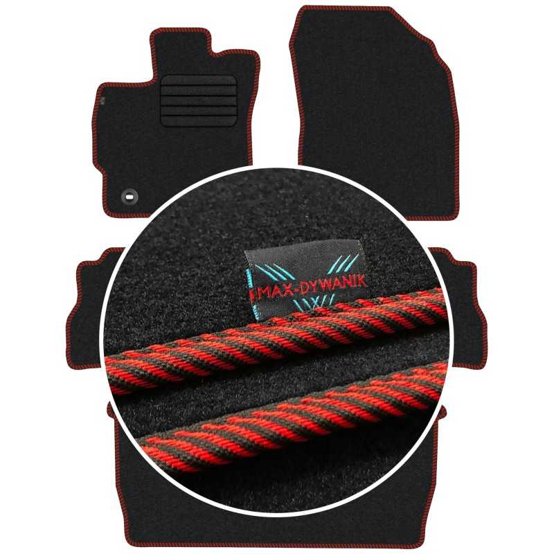 Toyota Prius Plus 7os 2012- Veliūriniai kilimėliai MAX-DYWANIK