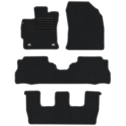 Toyota Prius Plus 7os 2012- Veliūriniai kilimėliai MAX-DYWANIK