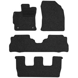 Toyota Prius Plus 7os 2012- Veliūriniai kilimėliai MAX-DYWANIK