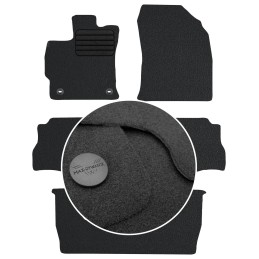 Toyota Prius Plus 7os 2012- Veliūriniai kilimėliai MAX-DYWANIK