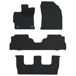 Toyota Prius Plus 7os 2012- Veliūriniai kilimėliai MAX-DYWANIK