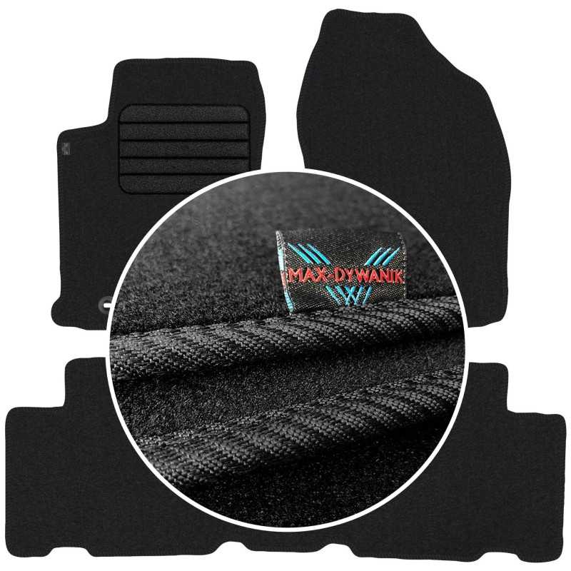 Toyota Rav4 IV 5D 2013-2019 Veliūriniai kilimėliai MAX-DYWANIK