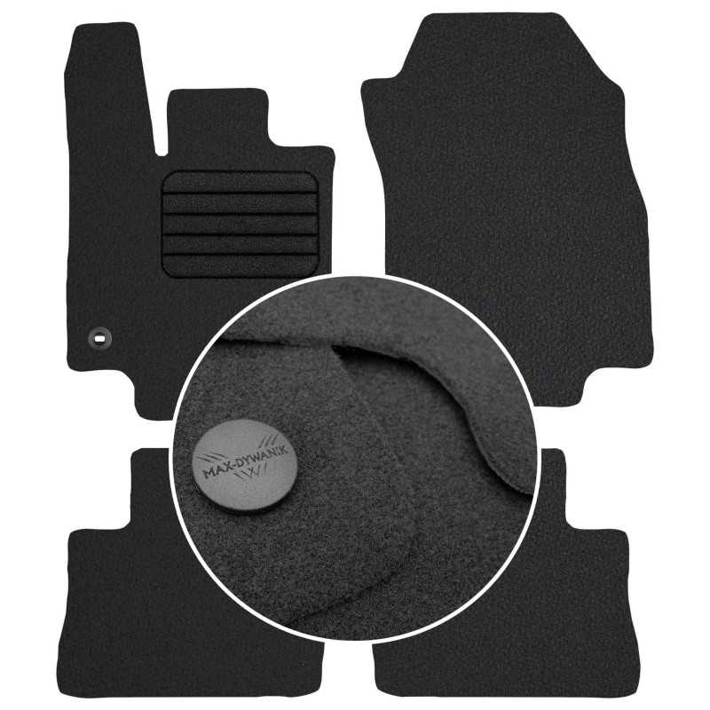 Toyota Rav4 V 2019- (automatinė pavarų dėžė) Veliūriniai kilimėliai MAX-DYWANIK