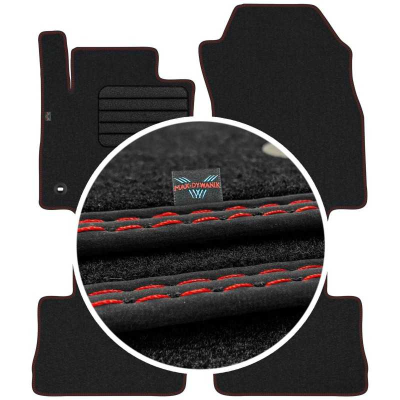 Toyota Rav4 V 2019- (mechaninė) Veliūriniai kilimėliai MAX-DYWANIK