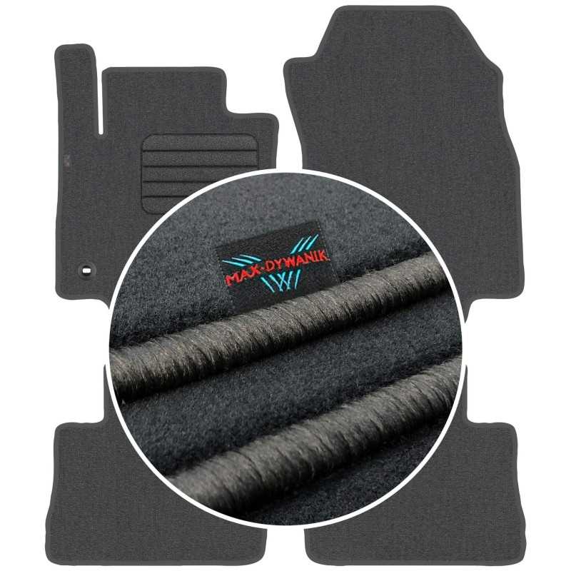 Toyota Rav4 V 2019- (mechaninė) Veliūriniai kilimėliai MAX-DYWANIK