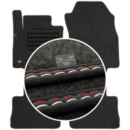 Toyota Rav4 V 2019- (mechaninė) Veliūriniai kilimėliai MAX-DYWANIK