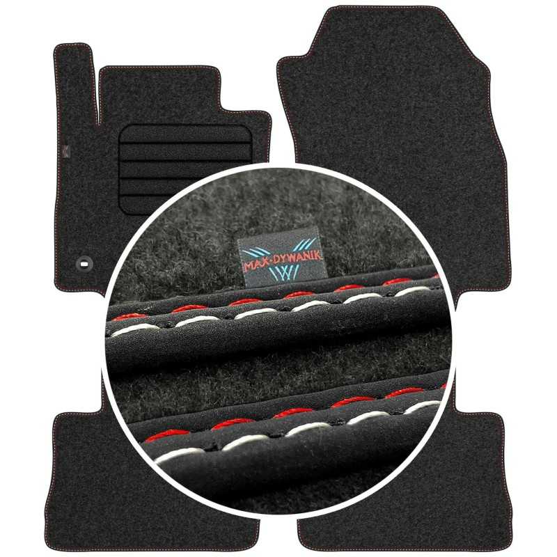 Toyota Rav4 V 2019- (mechaninė) Veliūriniai kilimėliai MAX-DYWANIK