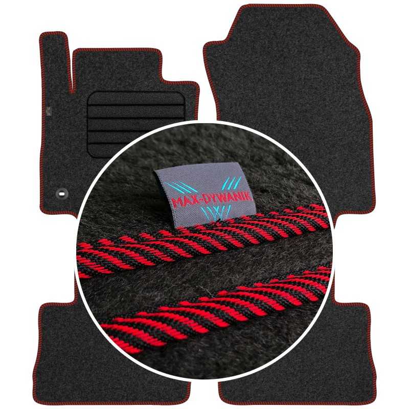 Toyota Rav4 V 2019- (mechaninė) Veliūriniai kilimėliai MAX-DYWANIK