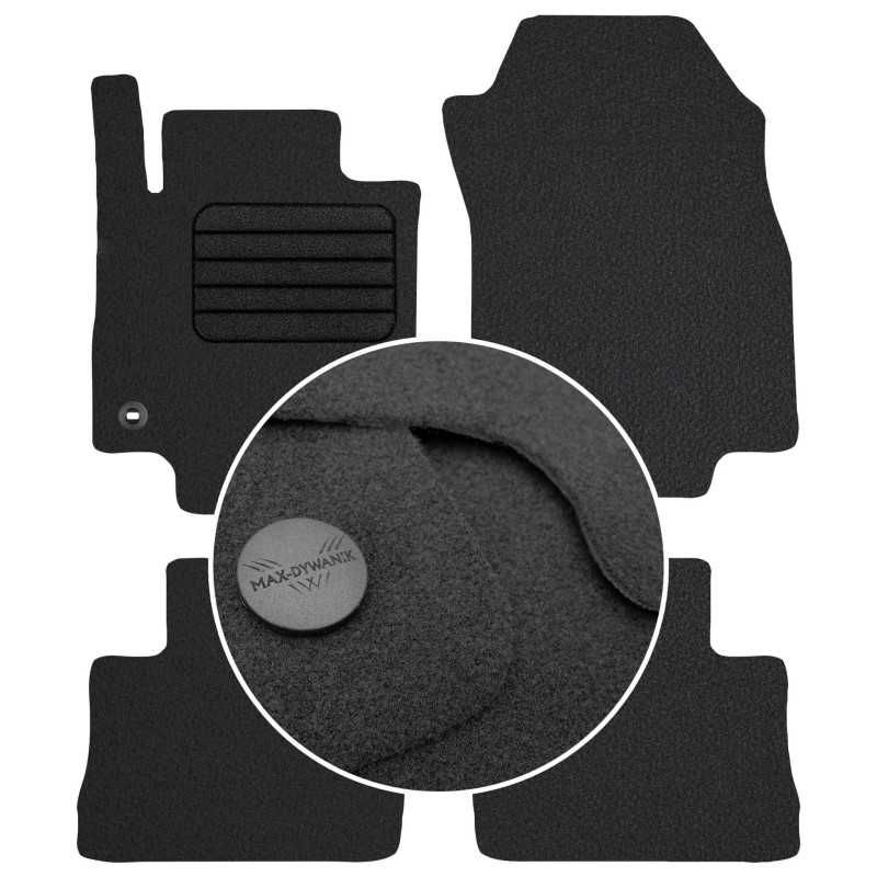 Toyota Rav4 V 2019- (mechaninė) Veliūriniai kilimėliai MAX-DYWANIK